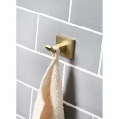 Bristan Square Hook - Brushed Brass - SQ HOOK BB