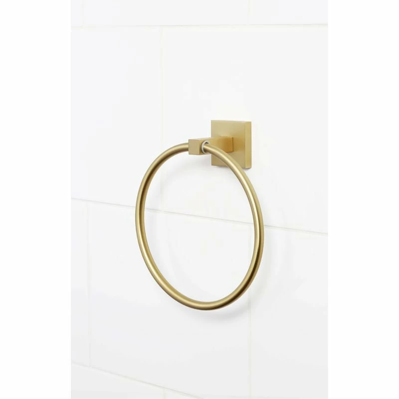 Bristan Square Ring - Brushed Brass - SQ RING BB 1 Bristan Square Ring - Brushed Brass - SQ RING BB