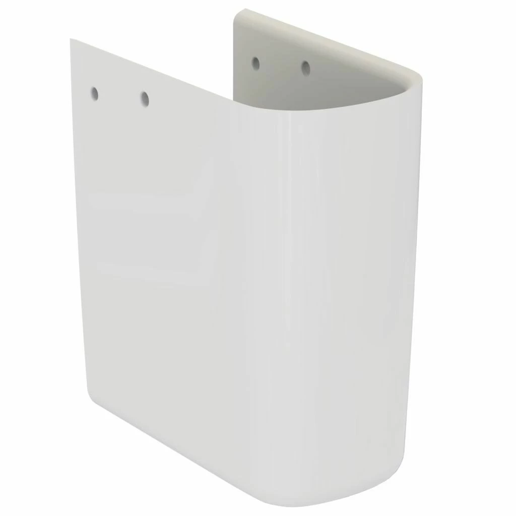 Ideal Standard Tesi Semi Pedestal - White - T357301 2 Ideal Standard Tesi Semi Pedestal - White - T357301 - Image 2