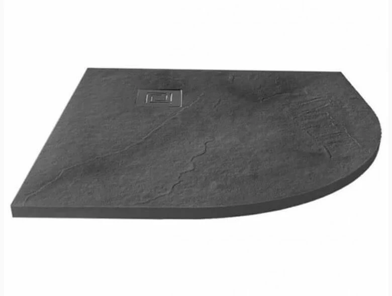 Merlyn Truestone Quadrant Shower Tray With Integrated Waste - Graphite - 900 X 900mm - T90QG 2 Merlyn Truestone Quadrant Shower Tray With Integrated Waste - Graphite - 900 X 900mm - T90QG - Image 2