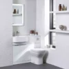 Tavistock Match 1000mm Back To Wall WC & Vanity Unit Left Hand - Gloss White - MATLW