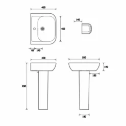 Essential Fuchsia Full Pedestal - EC4002 5 Essential Fuchsia Full Pedestal - EC4002 -IDEAL STANDARD Shop tech 5 26