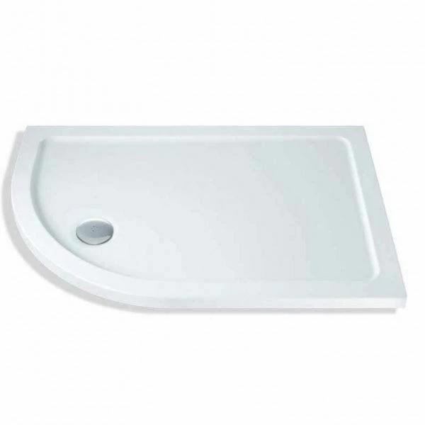 MX Elements Offset Quadrant Left Hand Shower Tray 1000mm X 760mm - TO1 1 MX Elements Offset Quadrant Left Hand Shower Tray 1000mm X 760mm - TO1