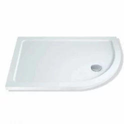 MX Elements Offset Quadrant Right Hand Shower Tray 1300mm X 800mm - X76