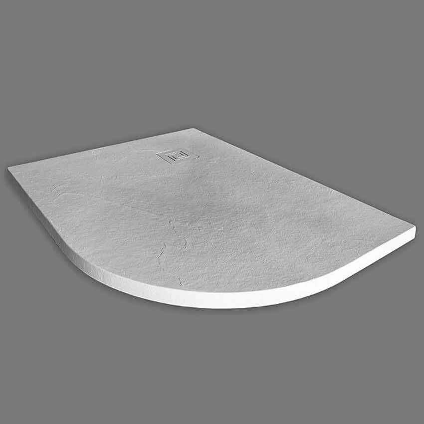 Merlyn Truestone Offset Quadrant Shower Tray Right Hand With Integrated Waste - White - 1200 X 900mm - T129HWR 2 Merlyn Truestone Offset Quadrant Shower Tray Right Hand With Integrated Waste - White - 1200 X 900mm - T129HWR - Image 2