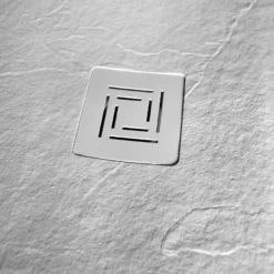 Merlyn Truestone Offset Quadrant Shower Tray Right Hand With Integrated Waste - White - 1200 X 900mm - T129HWR 8 Merlyn Truestone Offset Quadrant Shower Tray Right Hand With Integrated Waste - White - 1200 X 900mm - T129HWR -IDEAL STANDARD Shop truestonewastewhite 1