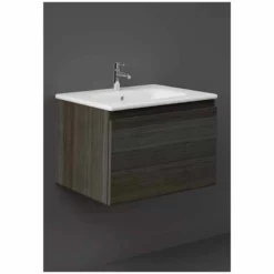 RAK Ceramics Joy Uno Wall Hung Vanity Unit 60cm - Moka Walnut - UNOWH060MOK