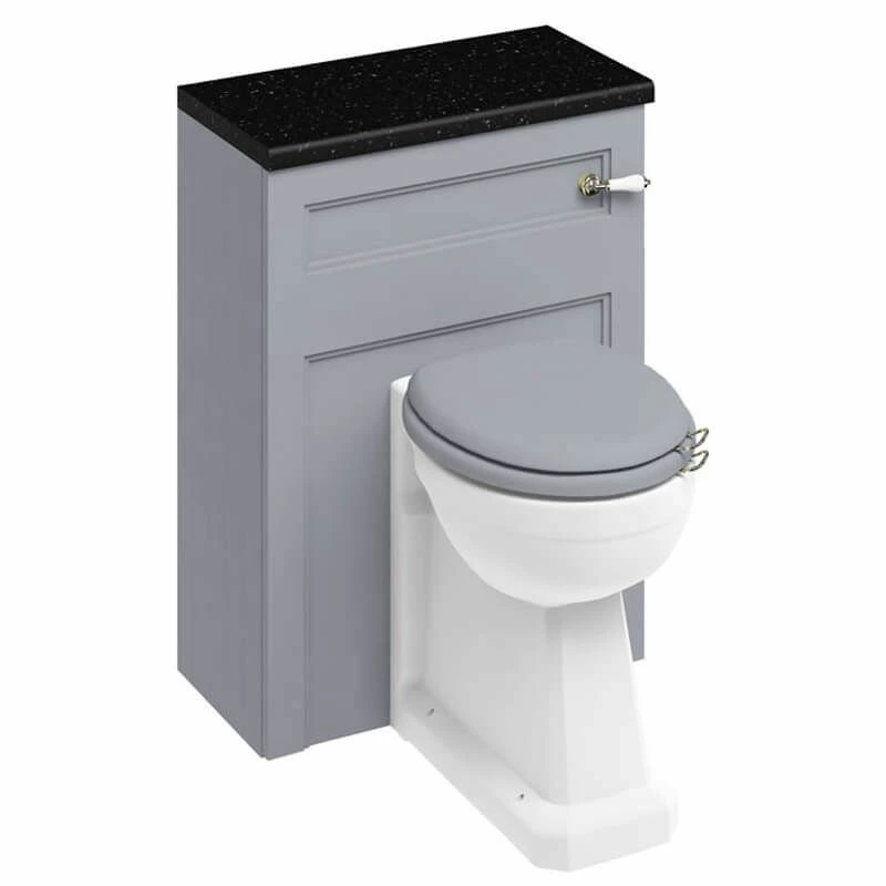 Burlington 600mm WC Unit - Grey - W60G 1 Burlington 600mm WC Unit - Grey - W60G