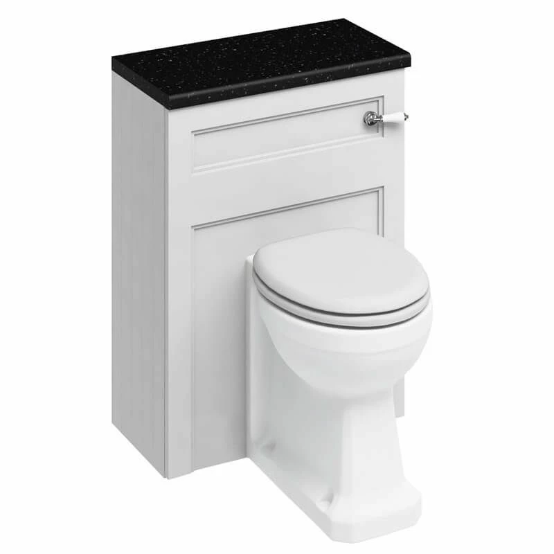 Burlington 600mm WC Unit - Matt White - W60W 1 Burlington 600mm WC Unit - Matt White - W60W