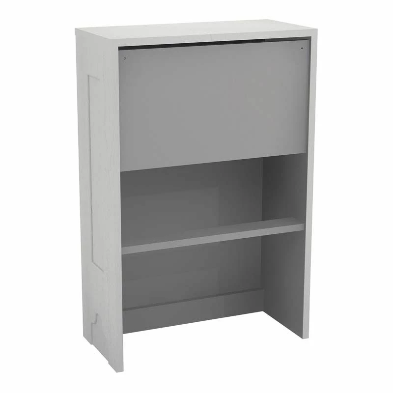 Calypso Chelworth WC Unit - Contour White Aspen - 4600 2 Calypso Chelworth WC Unit - Contour White Aspen - 4600 - Image 2