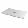 MX Minerals Rectangular Ice White Shower Tray 1000mm X 800mm - X1D