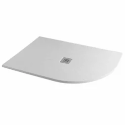 MX Minerals Offset Quadrant Ice White Right Hand Shower Tray 1200mm X 800mm - X2O