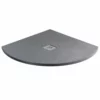 MX Minerals Quadrant Ash Grey Shower Tray 1000mm X 1000mm - X2W
